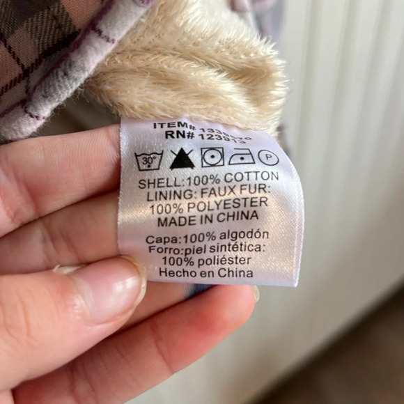 JACHS Girlfriend Shacket Plaid Pearl snap button up lined women's size XL - Picture 6 of 10